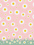 Dainty White Daisy Field Rug