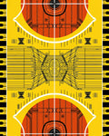 Bold Yellow Orange Geometric Abstract Rug
