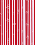Red White Stripe Dragonflies Rug