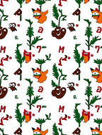 Whimsical Owl And Plant Comical Characters Rug