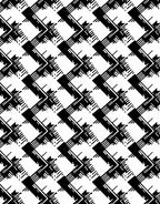 Black White Zig Zag Geometric Stripe Rug