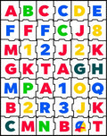Colorful Alphabet Jigsaw Puzzle Rug
