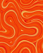 Crimson Marbled Flowing Swirl Rug