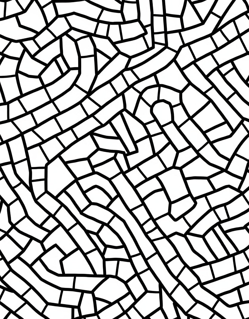 Black White Intersecting Lines Rug