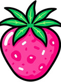Sweet Pink Strawberry Sprinkle Fruit Rug