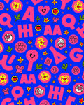 Whimsical Pink Alphabet Whimsy Rug