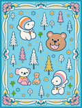 Whimsical Cute Animal Forest Woodland Rug