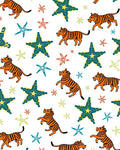Whimsical Tiger Starfish Ensemble Rug