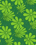 Emerald Green Exotic Botanical Rug