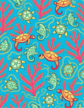 Ocean Turtle Coral Sea Creature Collection Rug