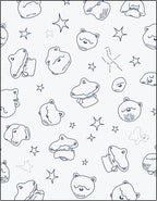 Doodle Creature Starry Night Companions Rug