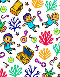 Playful Kids Treasure Coral Garden Rug