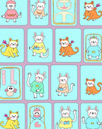 Whimsical Cartoon Animals Kids Play Rug