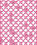 Crimson Butterfly Lattice Harmony Rug