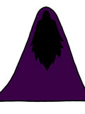 Dark Purple Hooded Figure Rug