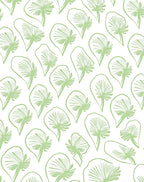 Light Green Mushroom Garden Repeat Rug