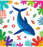Blue Whale Tropical Fish Coral Reef Rug