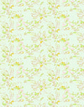 Pastel Leafy Vine Abstract Rug