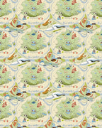 Whimsical Green Creature Aquatic Mandala Rug