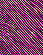 Pink Black Wavy Striped Rug
