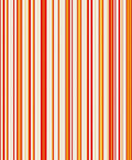 Vibrant Orange Red Stripe Collection Rug
