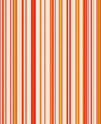 Vibrant Orange Red Stripe Collection Rug
