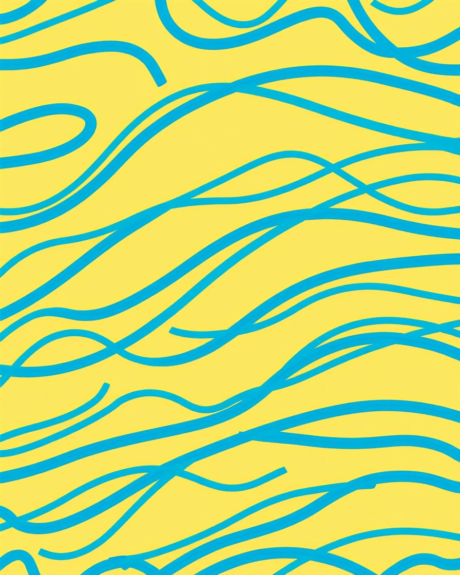 Sunny Meadow Blue Swirl Rug