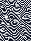 Organic Flowing Contrast Lines Rug