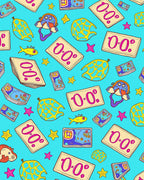 Playful Cartoon Fish and Cards Rug