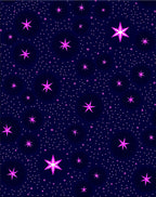 Cosmic Magenta Starry Night Rug