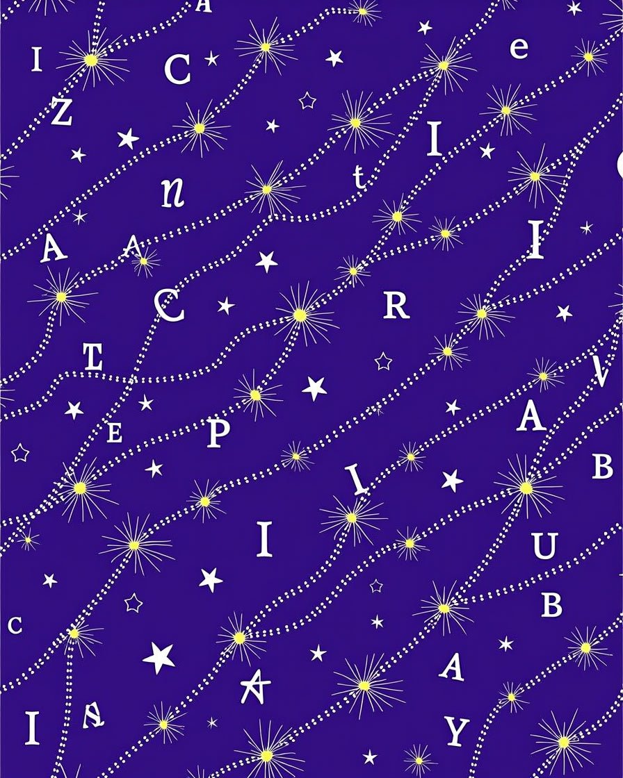 Celestial Starry Night Constellation Rug