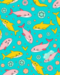 Juvie Marine Life Shark Whimsical Animals Rug