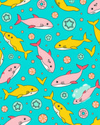 Juvie Marine Life Shark Whimsical Animals Rug