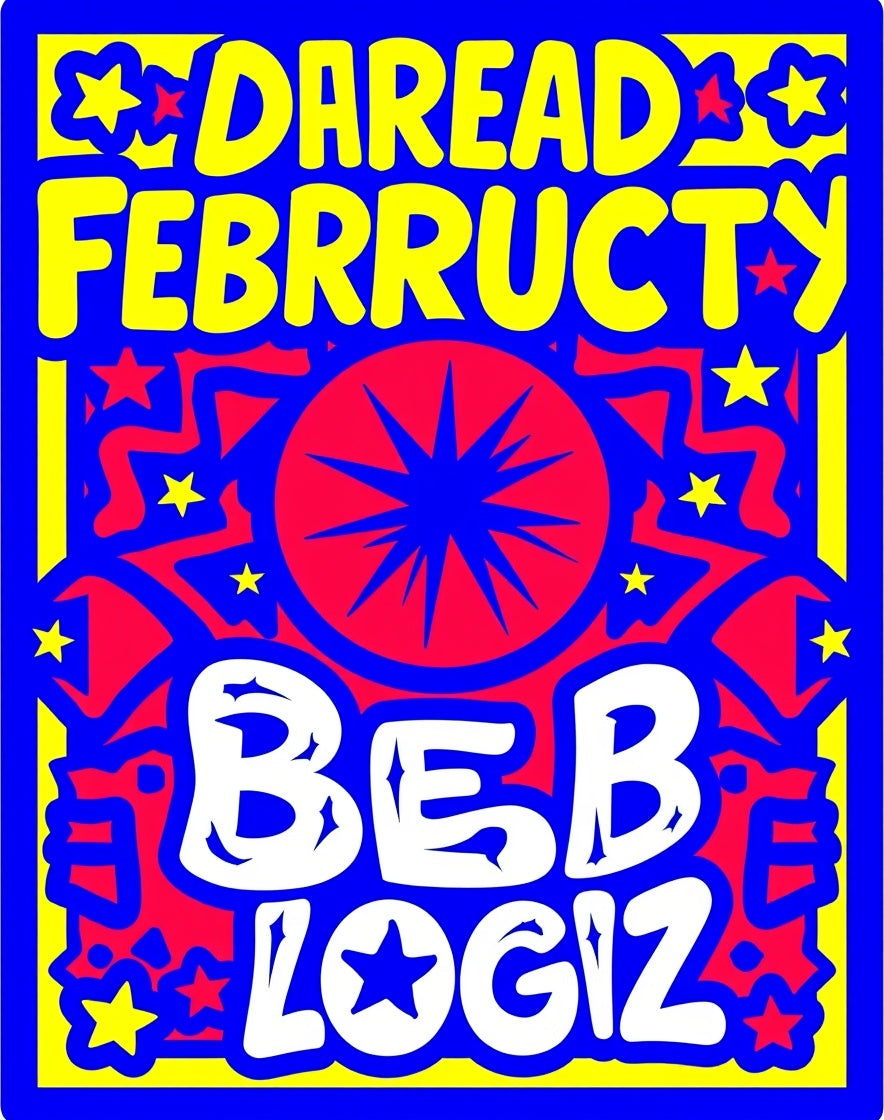 Dread Feb Starburst Collage Rug