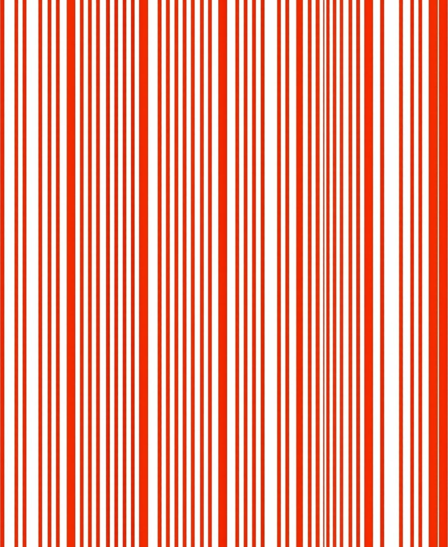 Bold Red Line Stripe Rug