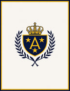 Golden Crown A Emblem Laurel Wreath Rug