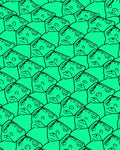 Abstract Facial Expression Repeat Rug