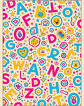 Alphabet Hearts Stars Fun Rug