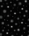 Cosmic White Star Scattered Night Rug