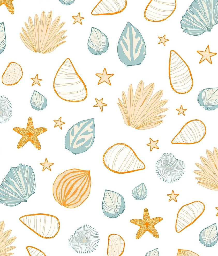 Coastal Shell Starfish Breeze Rug