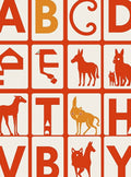 Alphabet Animals Graphic Rug
