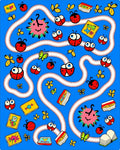 Whimsical Ladybug Butterfly Pathway Rug