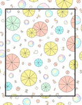 Pastel Circle Alfabet Scattered Rug