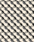 Diagonal Black White Abstract Forms Rug