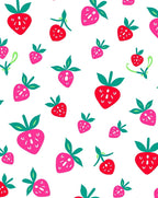 Sweet Strawberry Patch Red Pink Rug