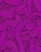 Vibrant Magenta Textured Swirls Rug
