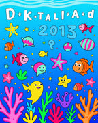 Happy Under the Sea Friends Coral Rug