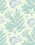 Delicate Mint Branches With Lavender Accents Rug