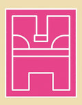 Bold Pink Geometric Abstract Shape Rug