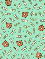 Cute Piggy Bills And Coins Rug